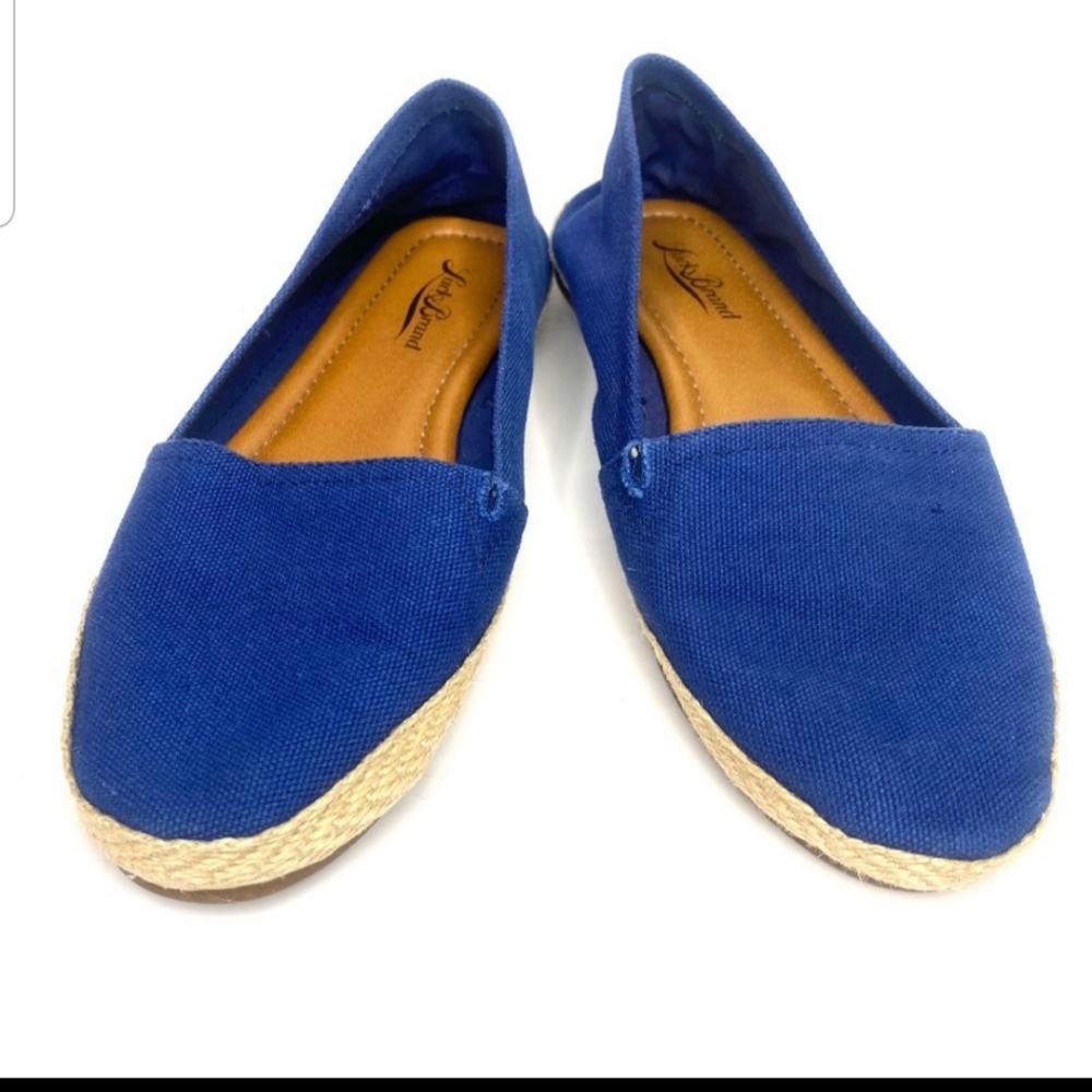 Lucky Brand Dexie Canvas Flat Slip on Size 7.5